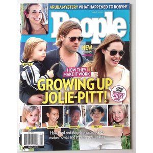 PEOPLE MAGAZINE 8/29/11 BRAD PITT ANGELINA JOLIE ROBYN GARDNER ARUBA Z2415